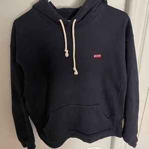 Large Navy Blue Kith Hoodie